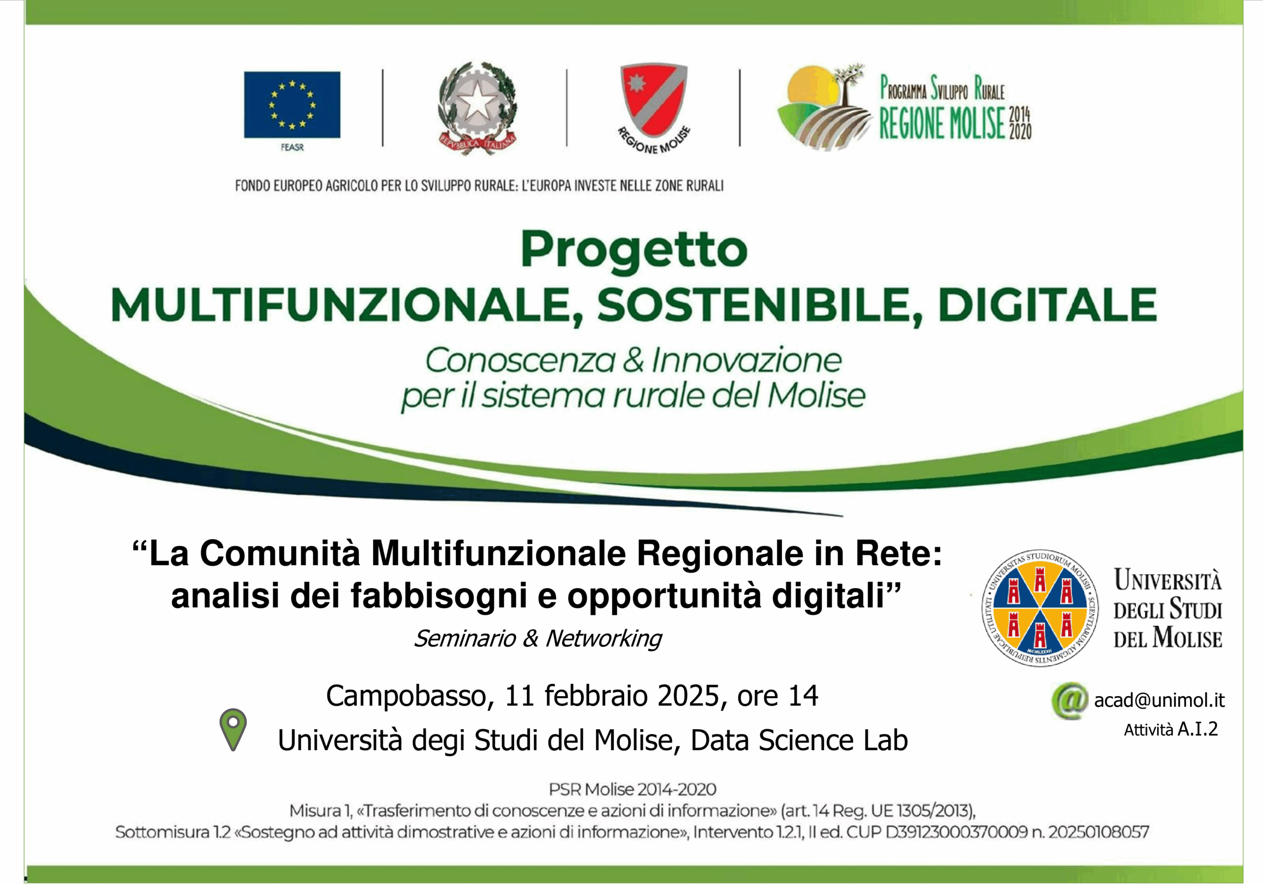 La Comunità Multifunzionale regionale in rete: analisi dei fabbisogni e opportunità digitali