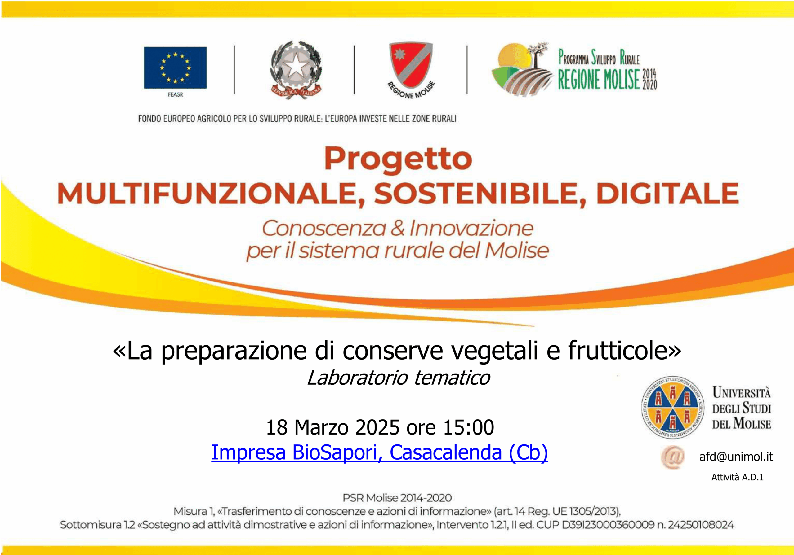 La preparazione di conserve vegetali e frutticole