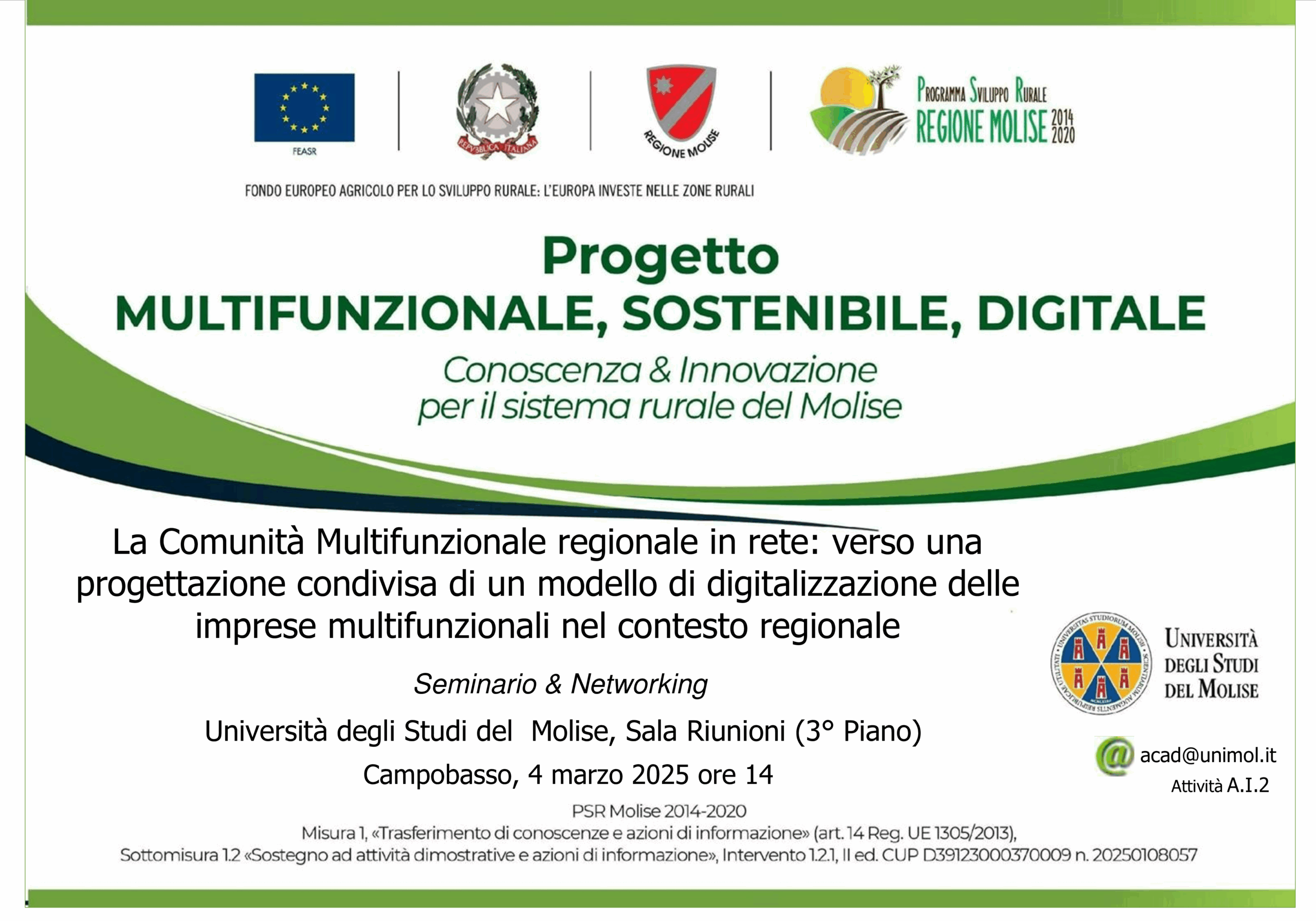 La Comunità Multifunzionale regionale in rete: verso una progettazione condivisa di un modello di digitalizzazione delle imprese multifunzionali nel contesto regionale